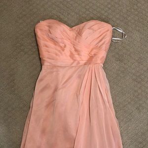 Bridesmaid/prom/formal dress - peach - women’s 8
